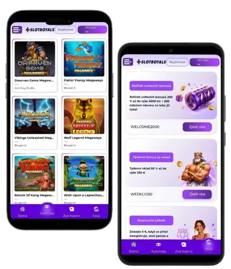 SlotRoyals v mobilu