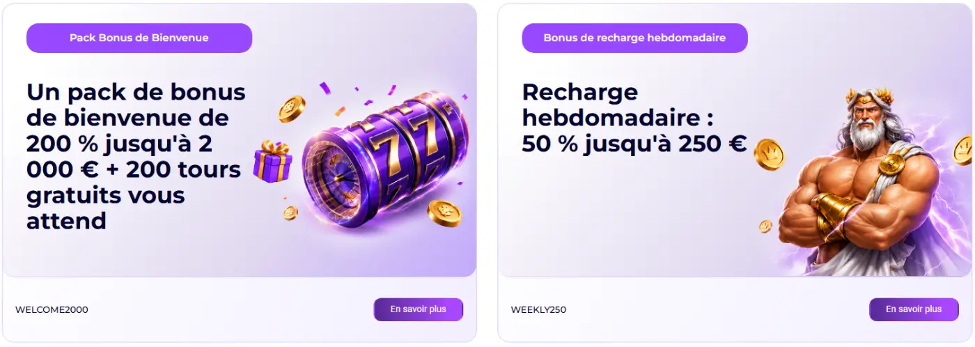 SlotRoyals Casino Bonus de Bienvenue