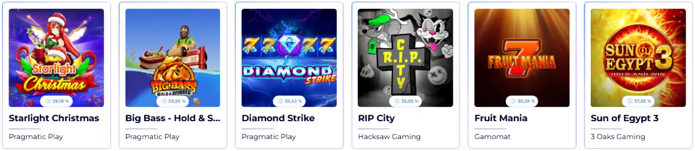 SlotRoyals Casino Cold Games