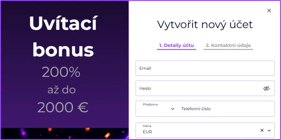 SlotRoyals Casino Registrace