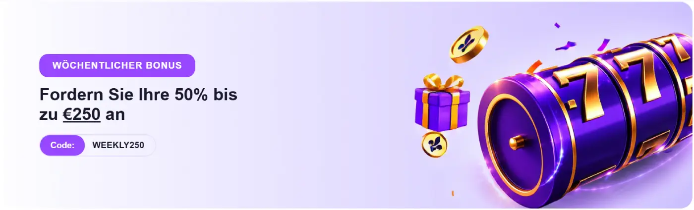 SlotRoyals Casino DE Weekly Reload